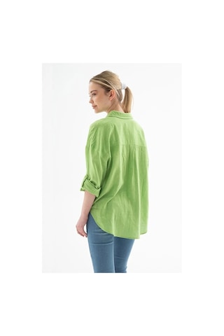 Fashion Friends Kadın Gömlek 25y0245k1 Yeşil
