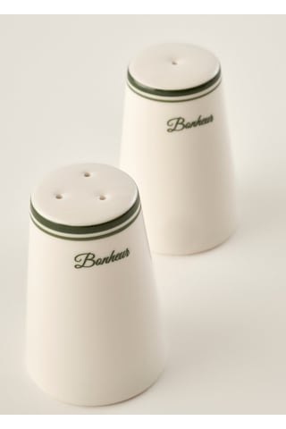 Bella Maison Bonheur Porselen Tuzluk-biberlik Seti Yeşil 8 Cm Yeşil