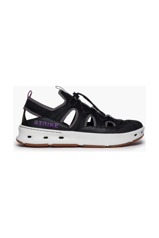 Strike Bluefin Sandal - Black Lthr&text W/purple