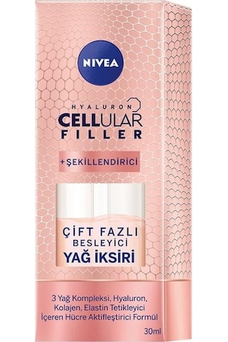 Nivea Hyaluron Cellular Filler Şekillendirici Çift Fazlı Besleyici Yağ İksiri 30 ML