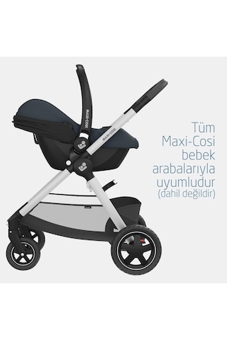 Maxi-Cosi Cabrio Fix I-Size Adac'lı Bebek Oto Koltuğu ve Ana Kucağı 0-13 kg Essential Graphite