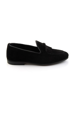 Siyah Hakiki Deri Erkek Loafer Ayakkabı E01594034702 Siyah