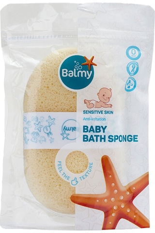 Balmy Naturel Bambu Bebek Banyo Süngeri 5 Adet