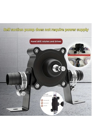 Boatshop1 Yeni Pompa Ev Kullanımı İçin Küçük Manuel Su Pompası Seti Pratik Dc Su Pompası Kendinden Emişli Santrifüj Pompa Elektriksiz Çalışır