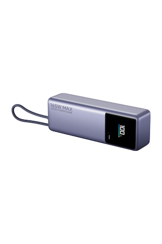Xıaomı 165w Power Bank 10000 Integrated Cable Gri