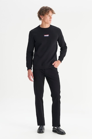 Wrangler Erkek Mid Logo Sweatshirt Black Çok Renkli