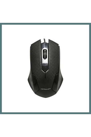 Bezos Konfulon Mw600 Kablolu Optik Ofis Mouse - Siyah Krt