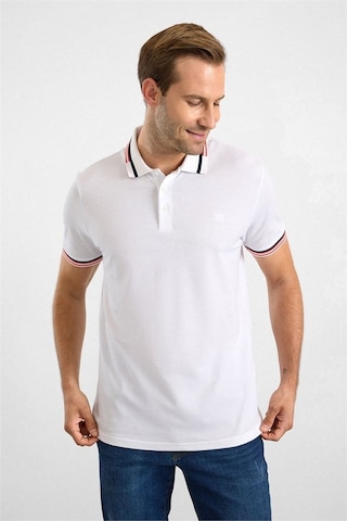 Süvari Beyaz Slim Düz Baskısız Pike Polo Yaka Tişört Sts1014000022-bey