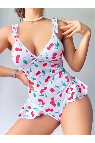 Lisinya Vişne Desenli Body Görsel