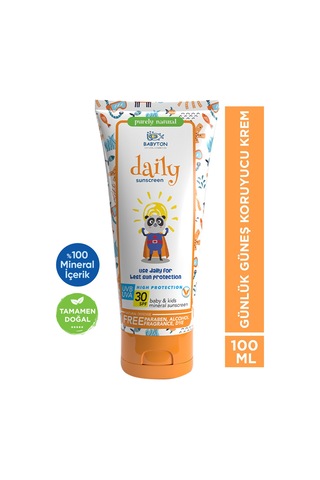 Babyton Bebek&Çocuk Doğal Güneş Kremi 30 SPF 100 ML