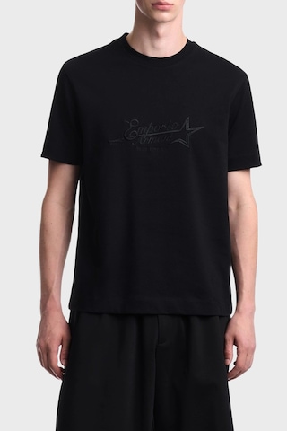 Emporio Armani Logolu % 100 Pamuk Regular Fit Bisiklet Yaka T Shirt Erkek T Shirt Em006809 Af13715 Uc001 Siyah