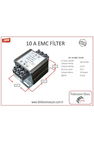 10 Amper Emc Filtre