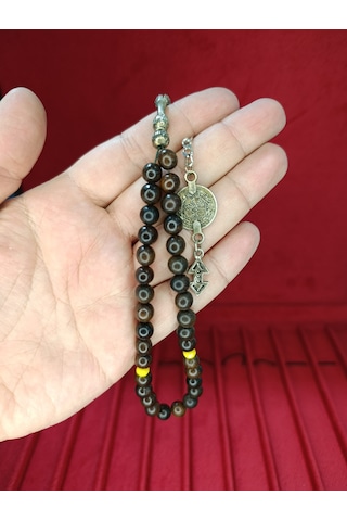 Sandal Ağacı Tesbih Küre Kesim Kahverengi 8mm T-806