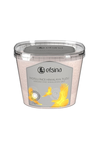 Efsina İyotlu İnce Himalaya Tuzu 2 KG