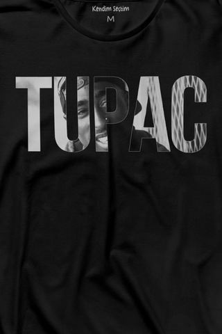 Tupac Amaru Shakur Awesome 2pac Rap Musicuzun Kollu Tişört Baskılı T-shirt 001