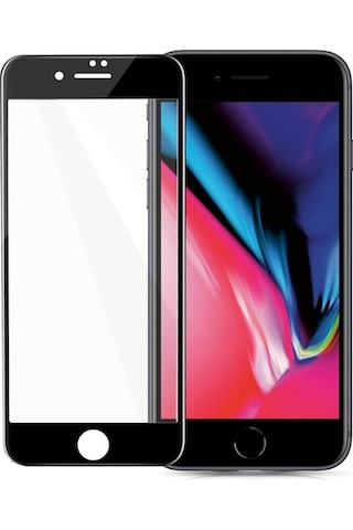 Blogy Apple Uyumlu iPhone 8 Plus / 7 Plus İle Flexi 5d Ekran Koruyucu Black