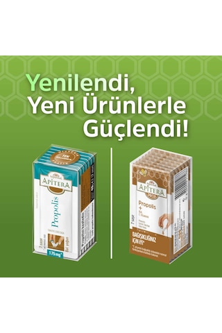 Apitera Prop Doğal Bal, C Vitamini Ve 175 Mg Propolis İçeren Takviye Edici 7 Li Saşe