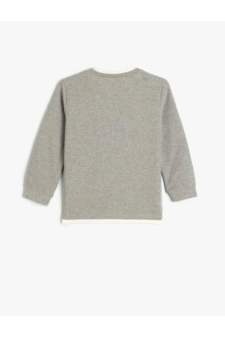 Koton Erkek Çocuk Sweatshirt Gri 5wkb10154tk 25ky59003073 Y5906
