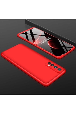 Realme 7 Kılıf Zore Ays Kapak Kırmızı