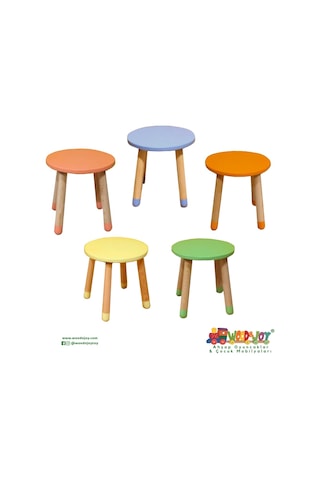 Wood&Joy Yeşil Tabure