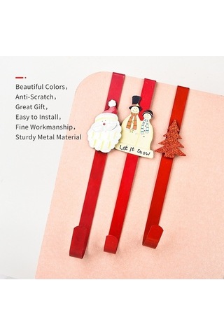 Tongxida Bosphorusboutique Üstü Şapkalar Noel Metal Askılık Anahtarlar, Giysiler İçin Sağlam Paket Diğer