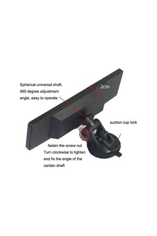 Sones Czc-255 Araba Tutkal Enjeksiyon Vantuz Karbon Fiber Dikiz Aynası Mavi Ayna