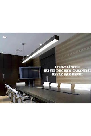 Lineer Sarkıt 200 Cm 72w Beyaz Isık Sıva Ustu Ve Sarkıt