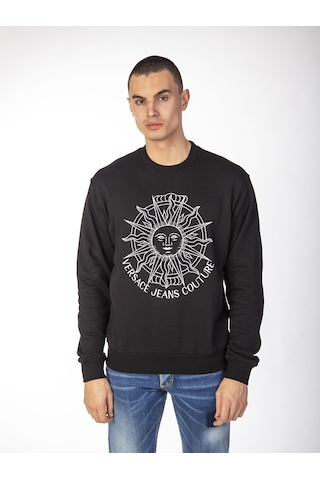 Versace Jeans Couture VERSACE Erkek Sweatshirt VR6425C Siyah