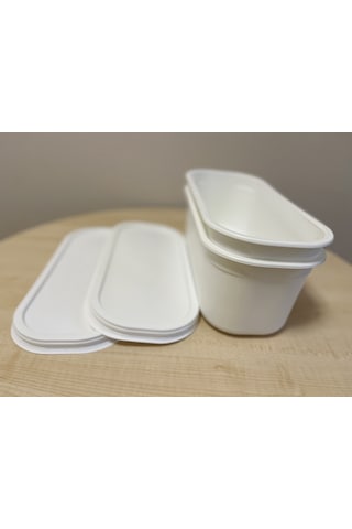 Reyon Dondurma Küveti Kap + Kapak 50'li Beyaz