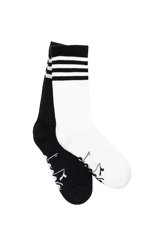 Diadora D202531-955 2 Pack Striped Crew Socks M Erkek Çorap Çok Renkli
