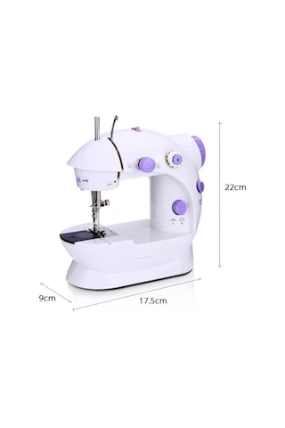 Delux Serisi Dekor Mutfak Atölye Mini Ev Dikiş Makinesi Pedallı Sewing Machine