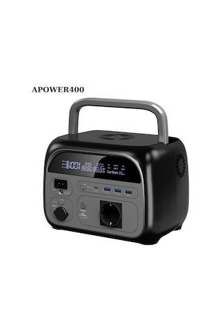 Ortec Ap400 600w - 10800mah - 345wh Kapasite Lifepo4 Taşınabilir Güç Istasyonu, Güç Kaynağı, Güneş Paneli Ile Şarj Desteği