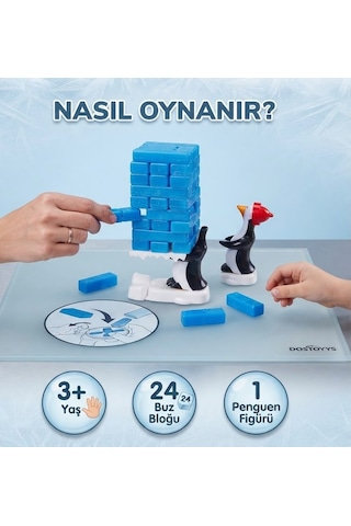 Panik Penguen Denge Ve Buz Dizme Kutu Oyunu 27 Parça Eğitici Aile Ve Grup 27 Parça Kutu Oyunu