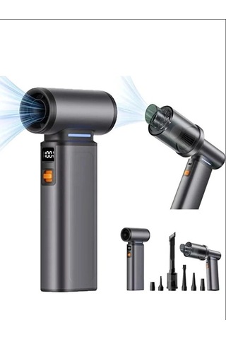 Violent Turbo Jet Fan Süpürge Özellikli 130000rpm Ultra Güçlü Motor Güçlü Vakum 4000mah Bataryalı F1 Standart