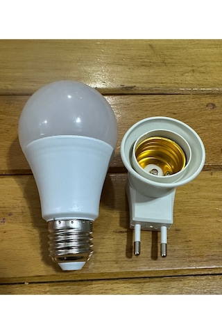 1 Adet 10w Led Apmul 1 Adet Anahtarlı Fişli Duy