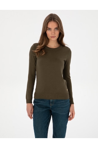 Pierre Cardin Kadın Haki Kazak /triko 50315758-vr027 Haki