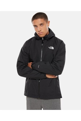 The North Face Stratos Erkek Siyah Kapüşonlu Ceket Siyah