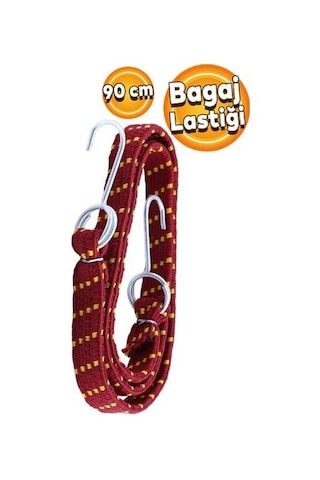 Geniş Kancalı Oto Araç Araba Bagaj Lastiği Bisiklet Sabitleme Yük Taşıma Lastik 20mmx90cm