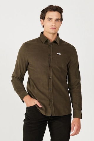 Wrangler Regular Fit Yeşil Erkek Gömlek W5a14axıx 001