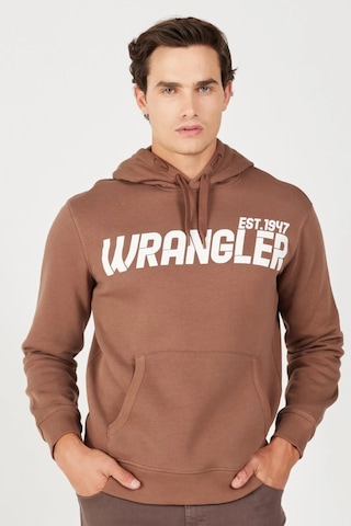 Wrangler Erkek Sweat W232257220 Kahve Kahverengi