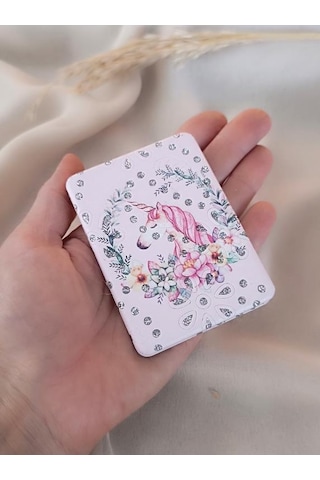 Ayna Makyaj Aynası At Kafası Model Cep El Aynası Çanta Seyahat Taşınabilir Çok Renkli