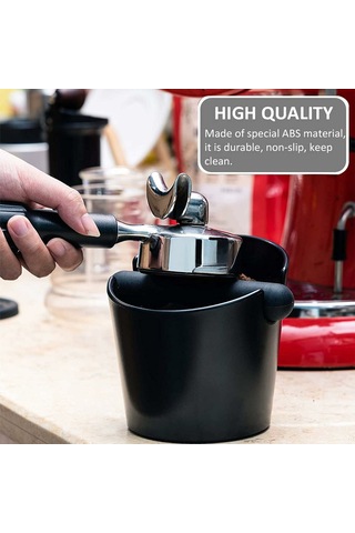 Ranyeek Espresso Çöp Kutususu - Abs Malzeme, Anti Kayma, Büyük Kapasite, Kahve Tüketiminde Kolay Atım, Ev Ve Cafe Kullanıma Uygun Mor, 12.2 Cm Diğer