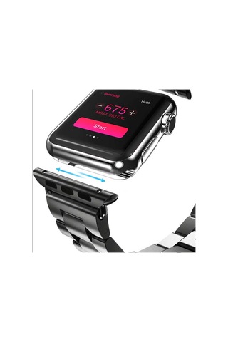 Apple Uyumlu  Watch 40 MM Krd-04 Metal Katlamalı Yandan Klips Kordon