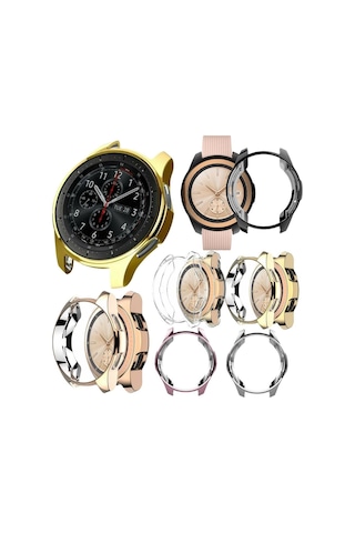 Samsung Uyumlu Galaxy Watch 3 41Mm Silikon Kapak Kılıf Koruma