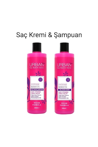 Urban Care Intense Keratin Şampuan & Saç Kremi 2 x 330 ML