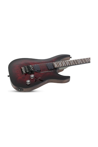 Schecter Omen Elite-6 Fr Elektro Gitar Black Cherry Burst