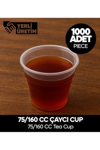 75/160 Cc Çaycı Cup Pp 1000 Adet Diğer