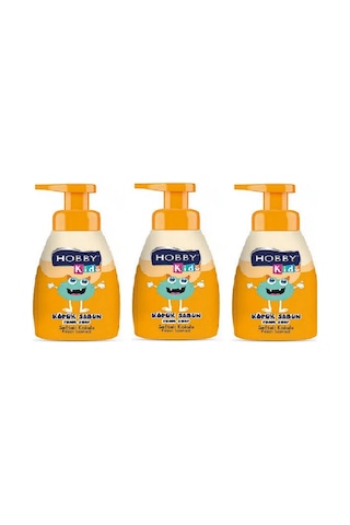 Hobby Kids Köpük Sabun Şeftali Kokulu 200 ML x 3