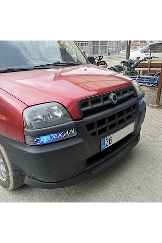 Fiat Doblo D1 Uyumlu Astra H Lip 2 Parça Ön Tampon Eki