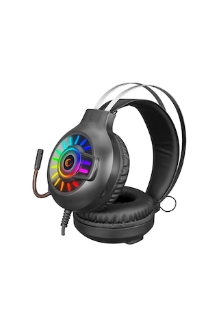Rampage RM-K44 Zengibar 7.1 Surround Mikrofonlu RGB Kulak Üstü Oyuncu Kulaklığı